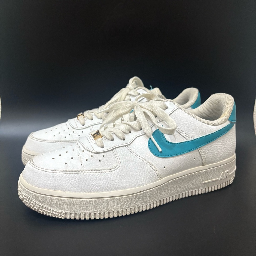 Nike Air Force 1 Low White Washed Teal (Women's) Size 9
